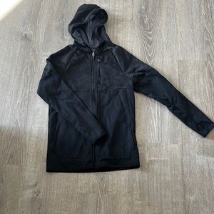 Hooded zip up sweatshirt